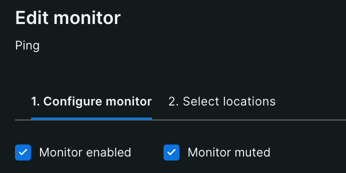 Synthetic Monitor sends alert when monitor is muted