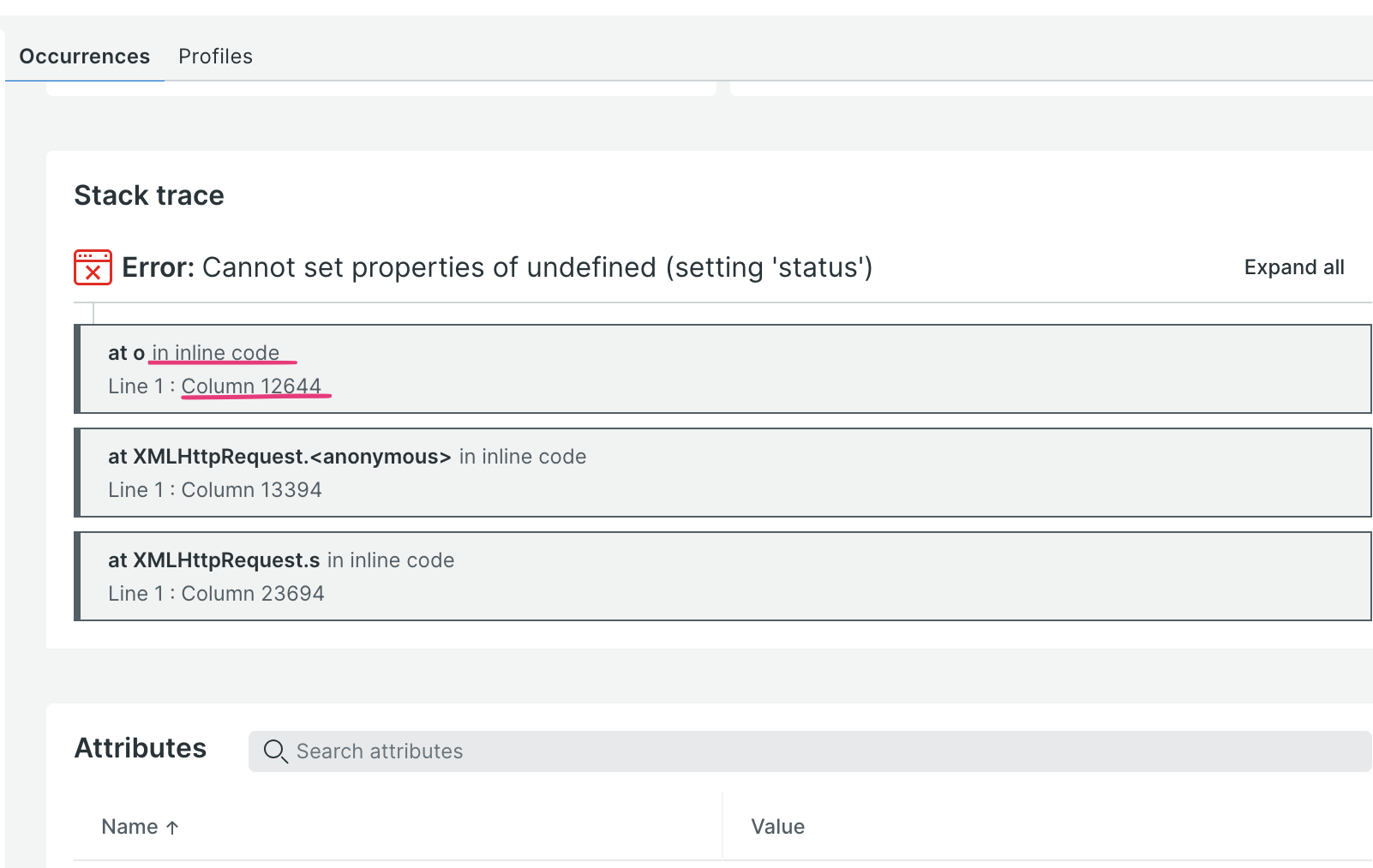 Errors Don't Have The Upload Source Map Link